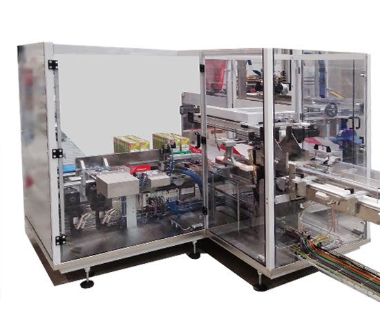Kartonierer mit Horizontal-Produkteinschub